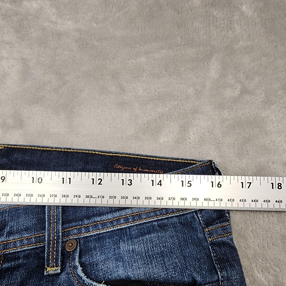 Citizens Of Humanity Jeans Womens 31 Blue Ingrid Low Rise Flare Stretch Denim - Picture 11 of 15